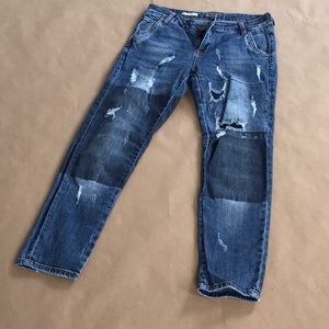 KUT Zoe Boyfriend Jeans - Blue - Size 4